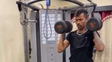 Quaran-training: Hardik Pandya trains hard during lockdown