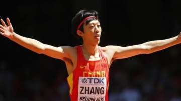 Zhang was well known for his playful style among track and field fans. In 2013, he cleared 2.32 meters to break Zhu Jianhua's 27-year-old national indoor record.