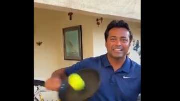 leander paes, leander paes india, leander paes frying pan challenge, frying pan challenge, mahesh bh