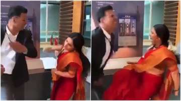 This video of Vidya Balan and Akshay Kumar's fake fight from Mission Mangal sets is unmissable 