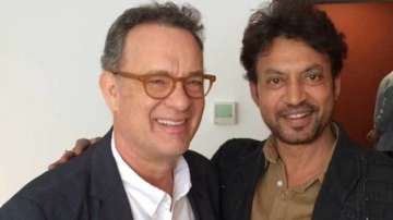 Irrfan Khan with his Inferno costar Tom Hanks