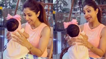 Shilpa Shetty shares adorable video with daughter Samisha on completing 15M TikTok followers