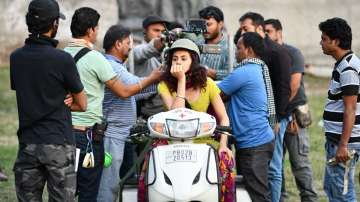 Taapsee Pannu wishes to get back to the chaos soon, shares photo from Manmarziyaan sets