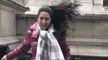 Sara Ali Khan shares 'happy' video of dancing on streets on World Health Day