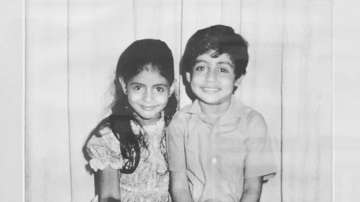 Shweta Bachchan shares photo with 'partner in crime' Abhishek Bachchan and it is the cutest