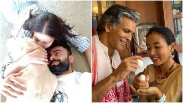 Anushka Sharma-Virat Kohli to Milind Soman-Ankita  Konwar: Celebrity couples spread love amid lockdo