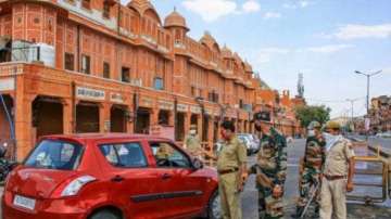 A file photo of police patrolling the lockdown in Jaipur (representational image)