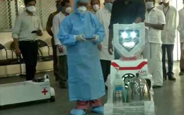 Robotic nurses serve food, medicines to coronavirus patients in Chennai hospital