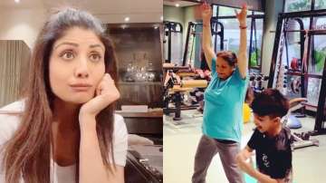 Shilpa Shetty is inspired by her 68-year-old mother-in-law who works out at home, son Viaan cheers f