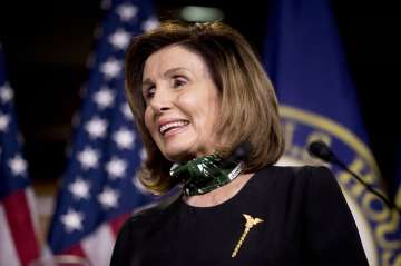 House Speaker Nancy Pelosi of Calif., smiles during a news conference on Capitol Hill, Thursday, May