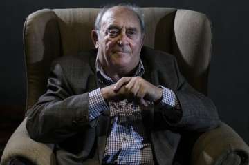 In this July 8, 2013 file photo Denis Goldberg, a friend and prisoner with former South African Pres