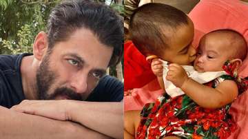 Photo of Salman Khan's nephew Ahil lovingly kissing sister Ayat goes viral. Seen yet?
