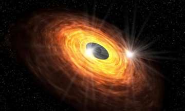 Hot spots circling around the black hole could produce the quasi-periodic millimeter emission detect