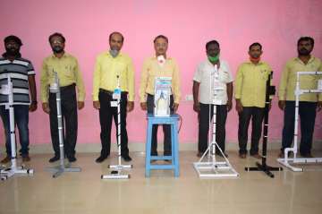 ITI Berhampur comes up with all-new foot operated sanitizer machine starting at Rs 499