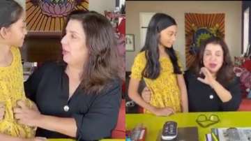 Farah Khan's daughter catches her lying about being good at maths in a hilarious interview. Watch vi