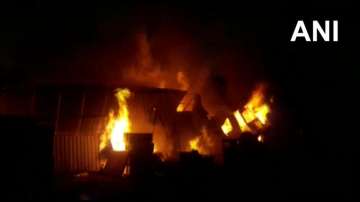 Maharashtra: Fire breaks out at factory in Satanpur area of Nashik. 10 fire tenders at spot