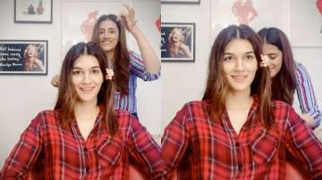 Kriti Sanon gets 'quarantine' haircut from sister Nupur. Seen her new look yet?