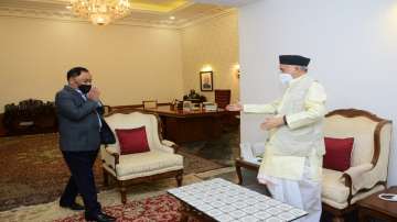 Former Maharashtra CM Narayan Rane meets state governor Bhagat Singh Koshyari on Monday