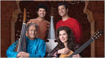 Ustad Amjad Ali Khan, sons Amaan and Ayaan collaborate with Sharon Isbin for new album Strings for P