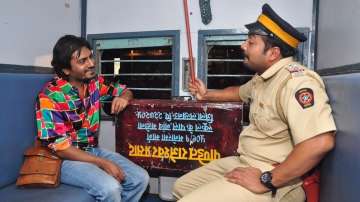 Nawazuddin Siddiqui and Anurag Kashyap in a still from film Ghoomketu