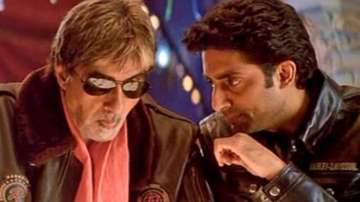 Amitabh Bachchan recalls shooting with son Abhishek on 15 years of Bunty Aur Babli