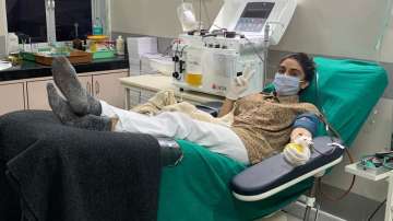 Zoa Morani donates plasma second time