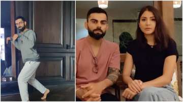 Anushka Sharma spots 'dinosaur' at home, shares hilarious video of husband Virat Kohli