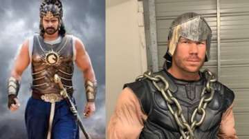 david warner, david warner baahubali, david warner prabhas