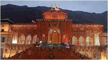 Lord Badrinath temple all set to open tomorrow morning with grand flower decorations