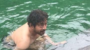 Irrfan Khan's son Babli shares actor's video of jumping into freezing cold water