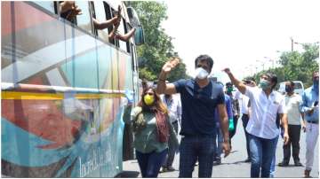 Sonu Sood arranges bus transport for migrant workers amid Covid-19 pandemic (Video)