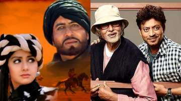 Amitabh Bachchan shares photos with Irrfan Khan, Sridevi as Piku and Khuda Gawah reach milestones