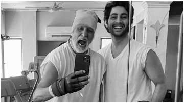 Amitabh Bachchan is keeping up with fitness regime with grandson Agstya Nanda, see pic