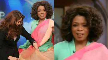 When Aishwarya Rai Bachchan helped Oprah Winfrey wear saree on her show