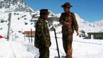 Representational image of an Indian and a PLA soldier at a section of the LAC