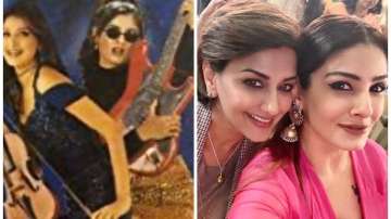 Raveena Tandon shares then-and-now photo with Sonali Bendre, fans call them 'more gorgeous than thro