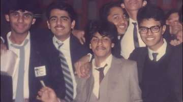 Old photo of 'moustached' Shah Rukh Khan from school days goes viral