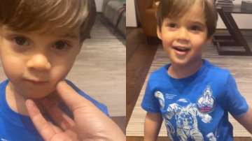 Karan Johar's son Yash suggesting unique hair cut idea is too cute for words. Watch video