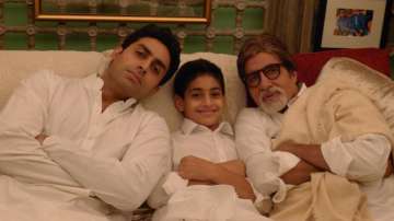 Amitabh Bachchan shares photo of his three generations and it is too cute for words