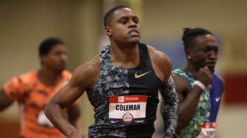 American sprinter Christian Coleman