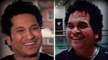 Sachin Tendulkar and his lookalike Balvir Chand