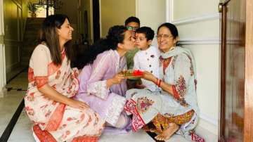 Kangana Ranaut makes nephew Prithvi's entry to Rangoli’s new home special with 'aarti' and 'halwa'