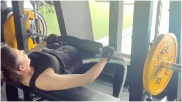 Urvashi Rautela works out with 80-kilo weights, shares video