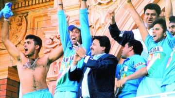 Following the win, Ganguly had waived his T-shirt at the Lord's balcony following -- an image which is still fresh in the mind of every cricket fan in the country.
