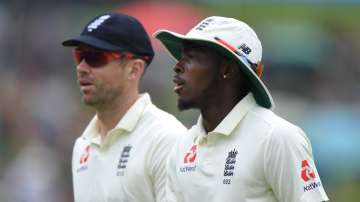 James Anderson with Jofra Archer