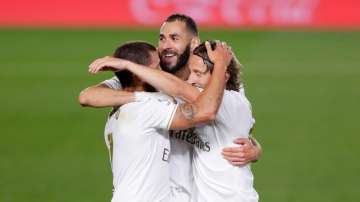 La Liga: Karim Benzema nets brace as Real Madrid beat Valencia 3-0 to keep pace with Barcelona in ti
