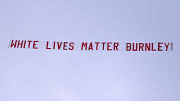 'White Lives Matter' plane banner overshadows Manchester City vs Burnley Premier League clash