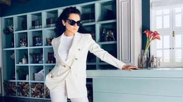 Kangana Ranaut slays her virtual Cannes 2020 red carpet appearance in white pantsuit