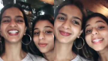 Suhana Khan singing 'Dheeme Dheeme' for BFF Ananya Panday in throwback video