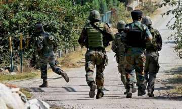 A representational image of Indian Army soldiers patrolling a border area